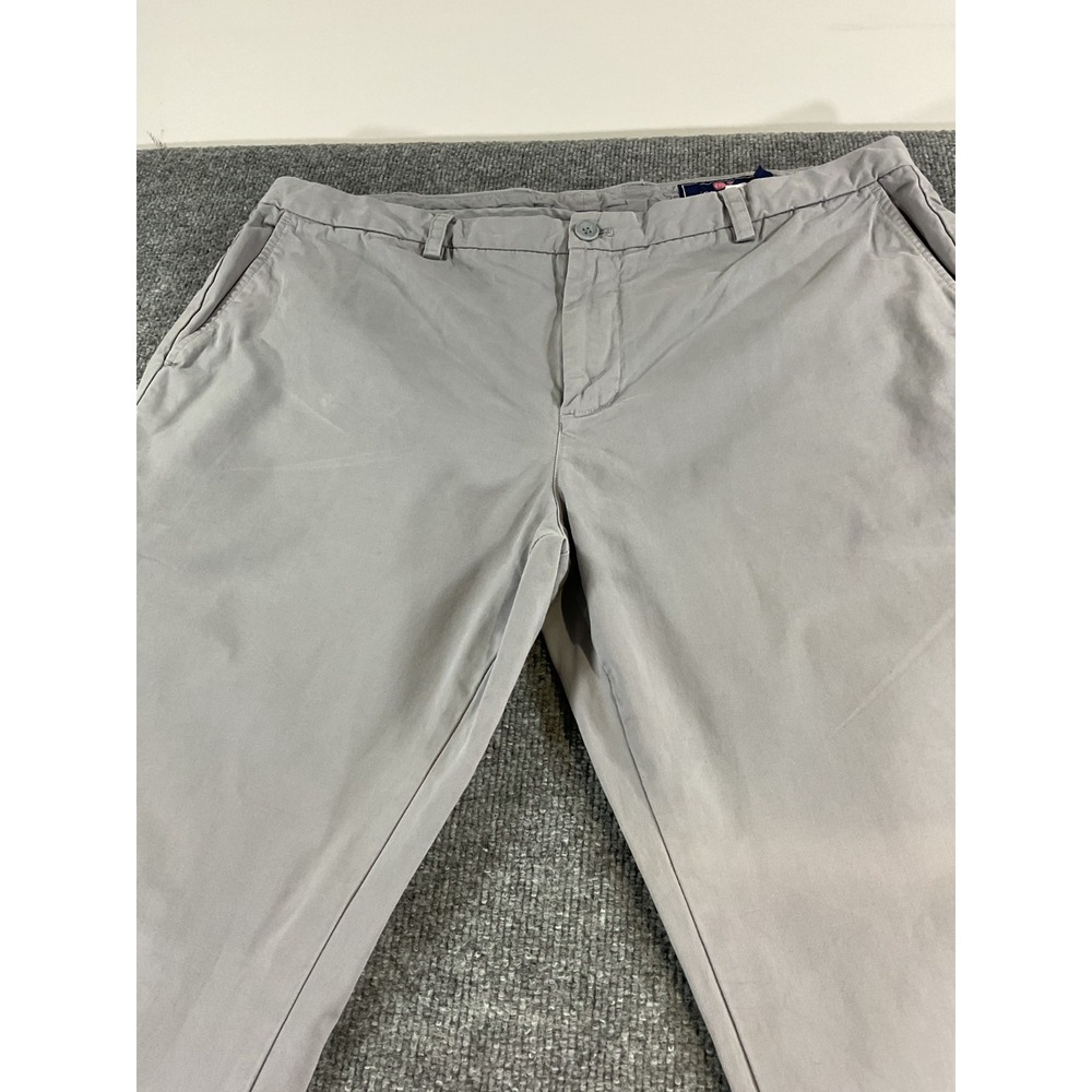 Vineyard Vines Men's 40x30 Gray Chino Pants Classic Fit Casual Preppy Golf Stret - Picture 6 of 13